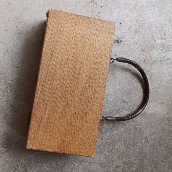 Gary Gail Dallas Money Tree Mirrored Wood Box Purse Coin Money Tree Japan - Picture 4 of 7